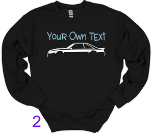 Your Own Text Mustang (Choose your Car) Youth Unisex T-Shirt and Sweatshirt