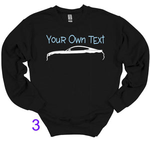 Your Own Text Mustang (Choose your Car) Youth Unisex T-Shirt and Sweatshirt