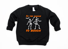 Load image into Gallery viewer, Tis the Season to Boogie Halloween Toddler T Shirt or Sweatshirt