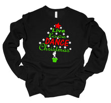 Load image into Gallery viewer, Live Love Dance Christmas Tree Toddler, Youth &amp; Adult T Shirt &amp; Sweatshirt
