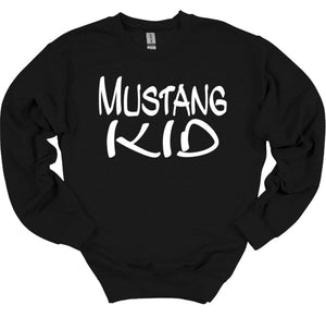 Mustang Kid Youth T-Shirt or Sweatshirt