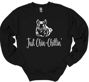 Just Chinchillin Youth and Adult Unisex T-Shirt or Sweatshirt