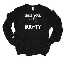 Load image into Gallery viewer, Shake Your Boo-ty Halloween Youth T Shirt or Sweatshirt