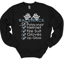 Load image into Gallery viewer, Racetrack Princess Adult Unisex T Shirt or Sweatshirt