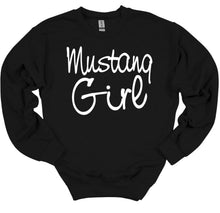 Load image into Gallery viewer, Mustang Girl Youth and Adult Unisex T-Shirt or Sweatshirt