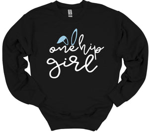One Hip Girl Easter Youth T-Shirt or Sweatshirt