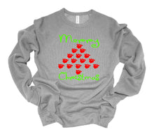 Load image into Gallery viewer, Paw Print Christmas Tree Youth &amp; Adult T Shirt &amp; Sweatshirt