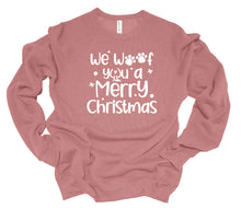 Load image into Gallery viewer, We Woof You a Merry Christmas Youth &amp; Adult T Shirt &amp; Sweatshirt