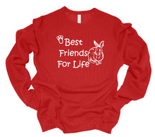 Load image into Gallery viewer, Best Friends for Life Rabbit Youth &amp; Adult Unisex T-Shirt &amp; Sweatshirt