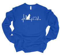 Load image into Gallery viewer, Cat Heartbeat Youth &amp; Adult Unisex T-Shirt &amp; Sweatshirt