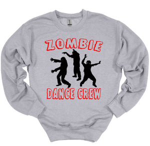 Zombie Dance Crew Halloween Youth and Adult Unisex T Shirt or Sweatshirt