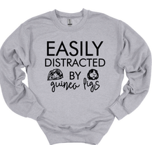 Load image into Gallery viewer, Easily Distracted By Guinea Pigs Youth and Adult Unisex T-Shirt or Sweatshirt