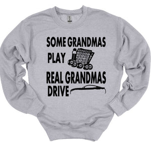 Real Grandmas Drive a Mustang Adult Unisex T-Shirt and Sweatshirt