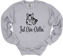 Load image into Gallery viewer, Just Chinchillin Youth and Adult Unisex T-Shirt or Sweatshirt