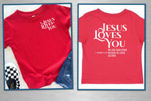Load image into Gallery viewer, Jesus Loves You Christianity (Religious) Infant and Toddler Apparel