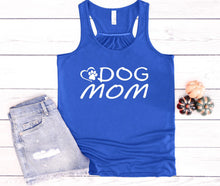 Load image into Gallery viewer, Dog Mom Ladies Flowy Racerback Tank Top