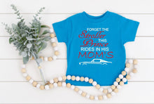 Load image into Gallery viewer, Forget the Stroller This Prince Rides in His Mom&#39;s (any name) Mustang (Choice of car) Infant and Toddler