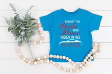 Load image into Gallery viewer, Forget the Stroller This Prince Rides in His Mom&#39;s (any name) Mustang (Choice of car) Infant and Toddler