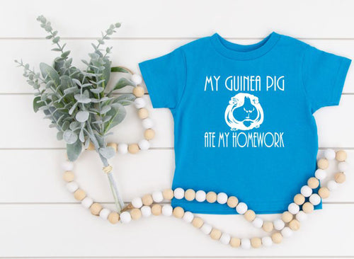 My Guinea Pig Ate My Homework Toddler T Shirt