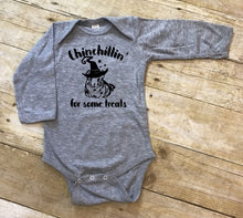 Load image into Gallery viewer, Chinchillin&#39; for some Treats Halloween Infant Bodysuits &amp; Toddler T Shirts