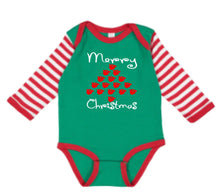 Load image into Gallery viewer, Paw Print Christmas Tree Infant Bodysuit &amp; Toddler T Shirt &amp; Sweatshirt