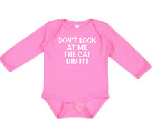 Load image into Gallery viewer, Don&#39;t Look at Me The Cat Did It Infant &amp; Toddler Apparel