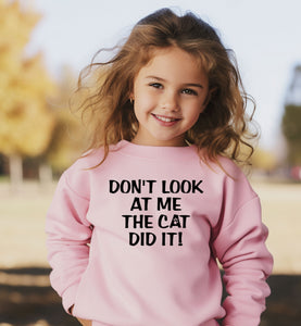 Don't Look at Me The Cat Did It Infant & Toddler Apparel
