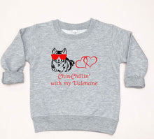 Load image into Gallery viewer, ChinChillin with my Valentine Infant and Toddler Apparel