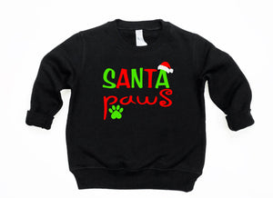 Santa Paws Christmas Infant & Toddler Short & Long Sleeve Apparel