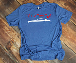 Your Own Text Mustang (Choose your Car) Youth & Adult Unisex T-Shirt