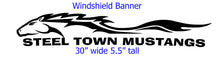 Load image into Gallery viewer, Steel Town Mustang Car Decals Several Sizes &amp; Colors Available