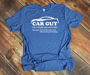 Car Guy Your choice of muscle car Adult Unisex T-Shirt