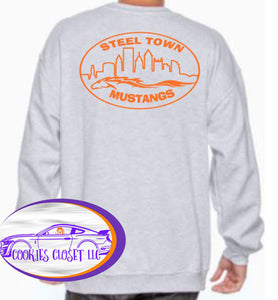 Steel Town Mustang Adult Unisex Sweatshirt