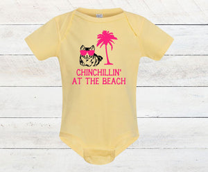 ChinChillin at the Beach Infant Bodysuit & Toddler T Shirt