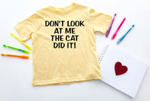 Load image into Gallery viewer, The Cat Did It Infant Bodysuit &amp; Toddler T Shirt