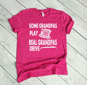 Real Grandpas Drive Mustangs Adult Unisex T-Shirt