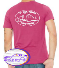 Load image into Gallery viewer, Steel Town Mustang Adult Unisex Colored T Shirts