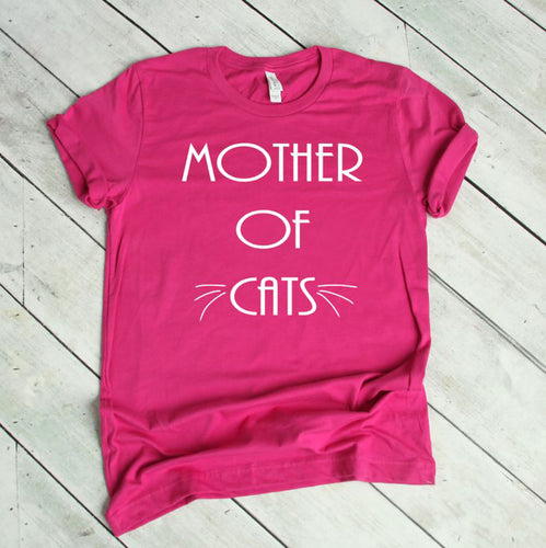 Mother of Cats Adult Unisex T-Shirt