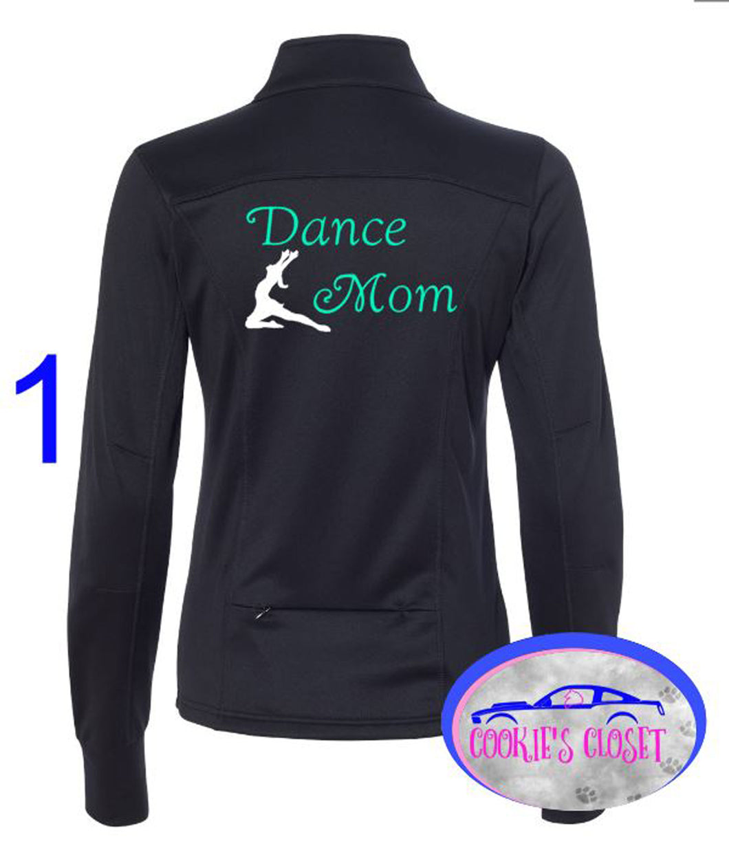 ***CLEARANCE*** Ladies Fitted Dance Mom Jackets Black Large