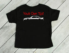 Load image into Gallery viewer, Your Own Text Mustang (Choose Your Car) Toddler T Shirt