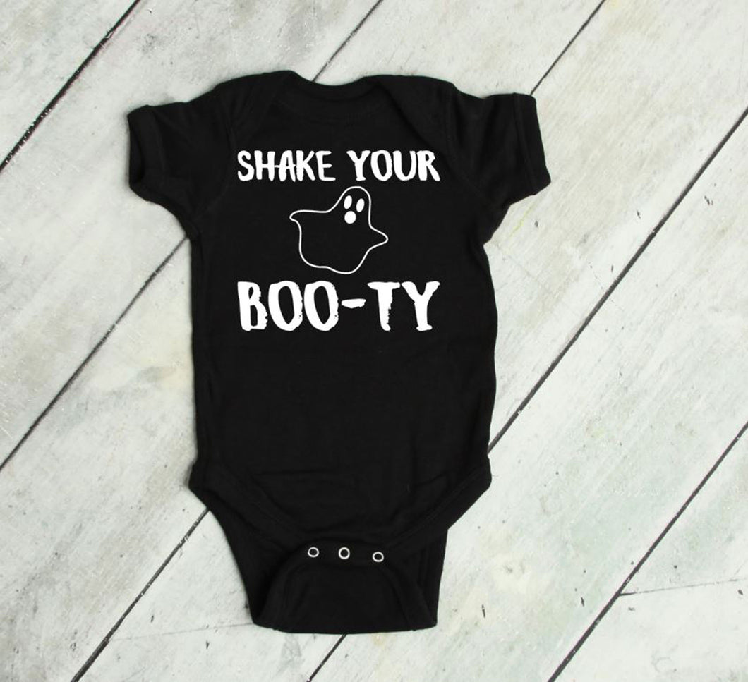 Shake Your Boo-ty Halloween Infant Bodysuits & Toddler T Shirts