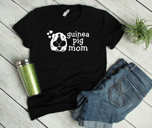 Guinea Pig Mom Adult Unisex T-Shirt