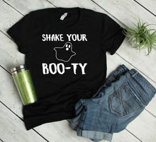 Load image into Gallery viewer, Shake Your Boo-ty Halloween Youth T Shirt or Sweatshirt