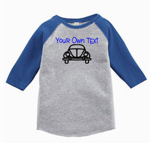 Load image into Gallery viewer, ***CLEARANCE*** Your Own Text &amp; Choice of Car Toddler 2T T Shirt