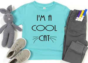 I'm a Cool Cat Infant Bodysuit & Toddler T Shirt