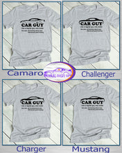 Load image into Gallery viewer, Car Guy Your choice of muscle car Adult Unisex T-Shirt