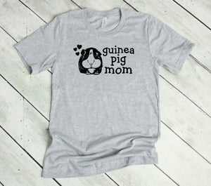 Guinea Pig Mom Adult Unisex T-Shirt