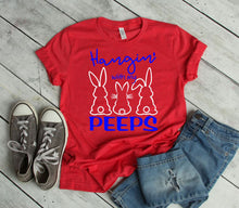 Load image into Gallery viewer, Hangin&#39; with my Peeps Rabbit Youth &amp; Adult Unisex T-Shirt