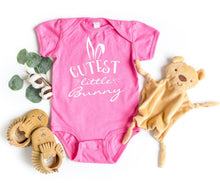 Load image into Gallery viewer, Cutest Little Bunny Easter Infant Bodysuit &amp; Toddler T Shirt