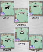 Load image into Gallery viewer, ***CLEARANCE*** Choose your own Text &amp; Car Adult Unisex T Shirt